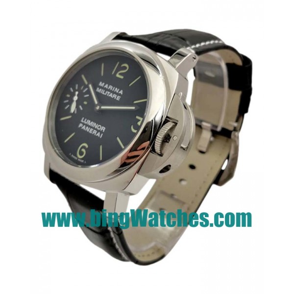 High Quality Panerai Luminor PAM00082 Fake Watches With Black Dials For Men