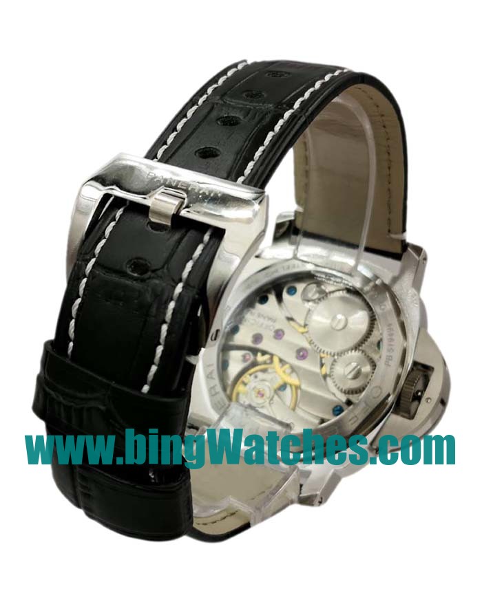 High Quality Panerai Luminor PAM00082 Fake Watches With Black Dials For Men