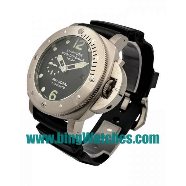 High Quality Panerai Luminor Submersible PAM01024 Replica Watches With Black Dials For Men