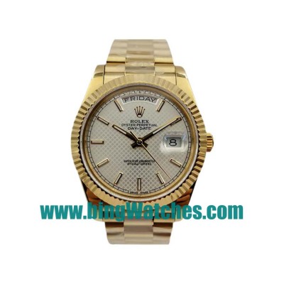 UK Perfect Replica Rolex Day-Date 228238 With Silver Dials For Men
