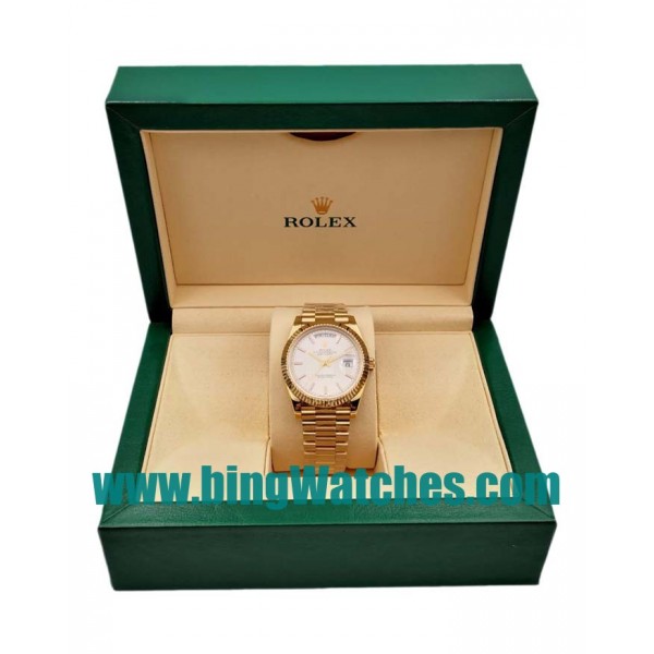 UK Perfect Replica Rolex Day-Date 228238 With Silver Dials For Men