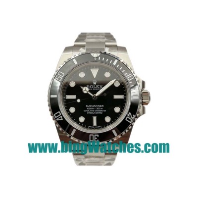 UK Perfect Replica Rolex Submariner 114060 With Black Dials For Men