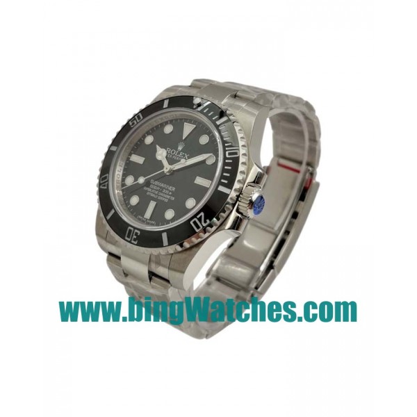 UK Perfect Replica Rolex Submariner 114060 With Black Dials For Men