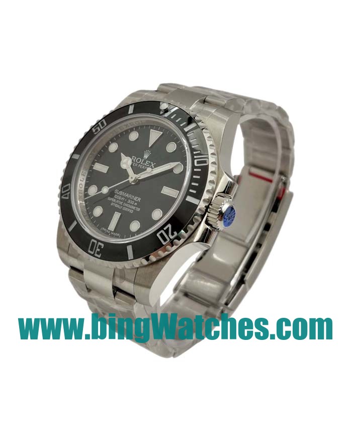 UK Perfect Replica Rolex Submariner 114060 With Black Dials For Men