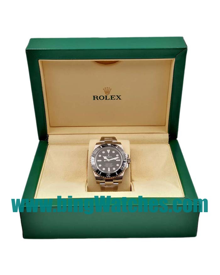 UK Perfect Replica Rolex Submariner 114060 With Black Dials For Men