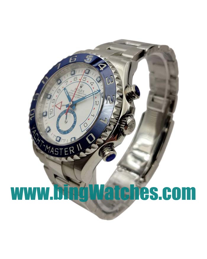 UK Top Replica Rolex Yacht-Master II 116680 Watches With Steel Cases For Sale