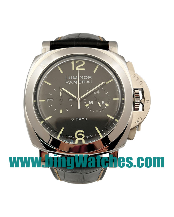 AAA Quality Panerai Luminor PAM00361 Replica Watches With Black Dials For Men