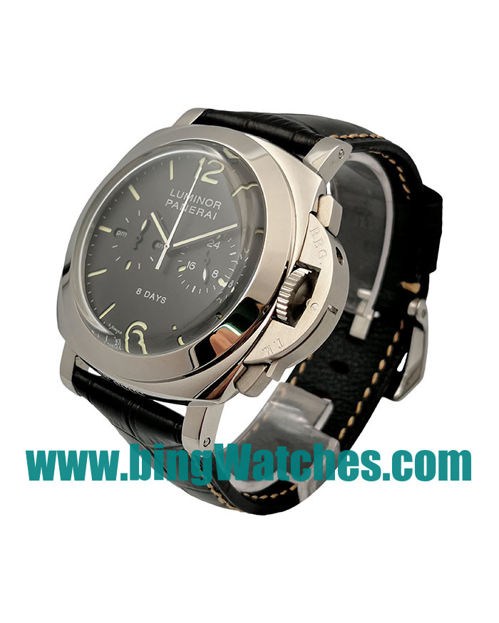 AAA Quality Panerai Luminor PAM00361 Replica Watches With Black Dials For Men