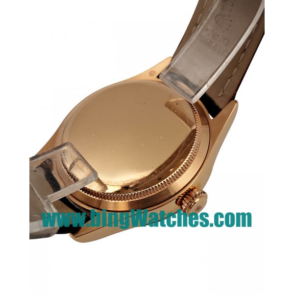 39 MM Swiss Made Rolex Cellini Date 50515 VF Fake Watches With White Dials For Men
