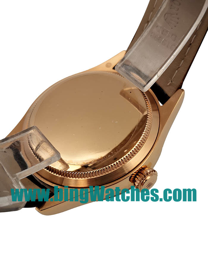 39 MM Swiss Made Rolex Cellini Date 50515 VF Fake Watches With White Dials For Men