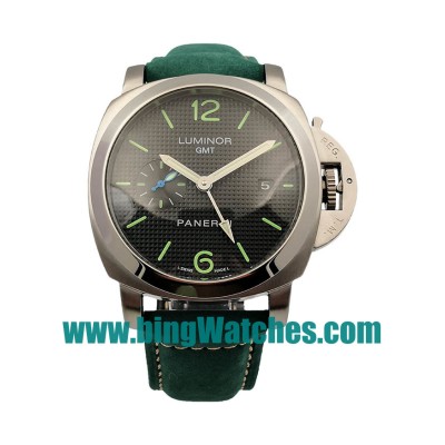 Best Quality Panerai Luminor GMT PAM00535 Replica Watches With Black Dials For Sale