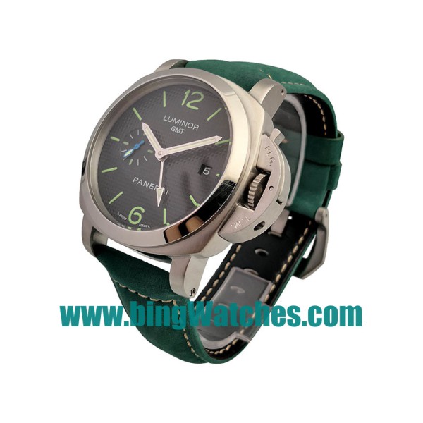 Best Quality Panerai Luminor GMT PAM00535 Replica Watches With Black Dials For Sale