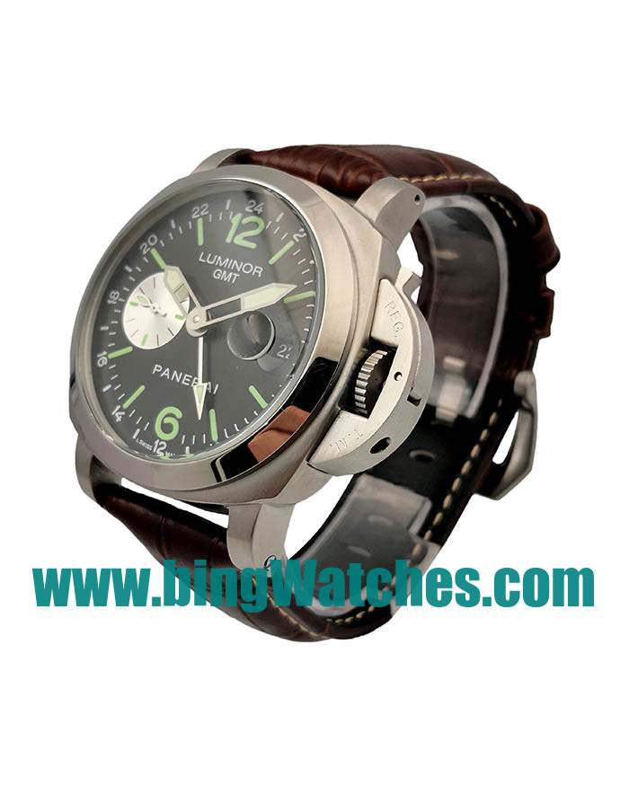 44 MM Best 1:1 Replica Panerai Luminor GMT PAM00088 With Black Dials For Men