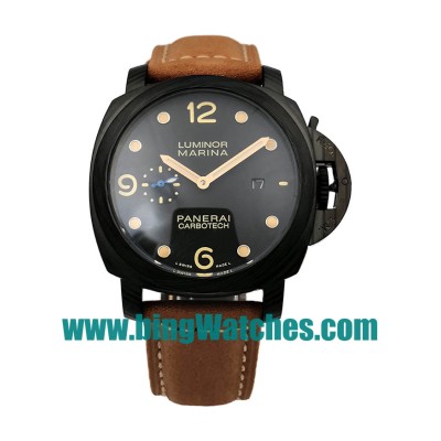 AAA Quality Panerai Luminor Marina PAM00164 Fake Watches With Black Dials For Men