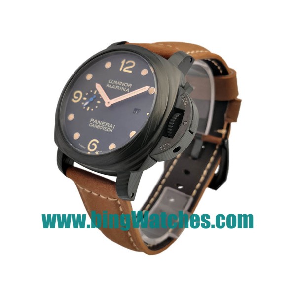 AAA Quality Panerai Luminor Marina PAM00164 Fake Watches With Black Dials For Men