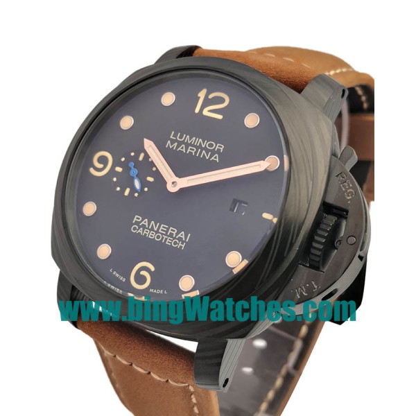AAA Quality Panerai Luminor Marina PAM00164 Fake Watches With Black Dials For Men