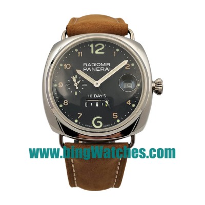 41 MM Top Quality Panerai Radiomir PAM00497 Replica Watches With Black Dials For Men