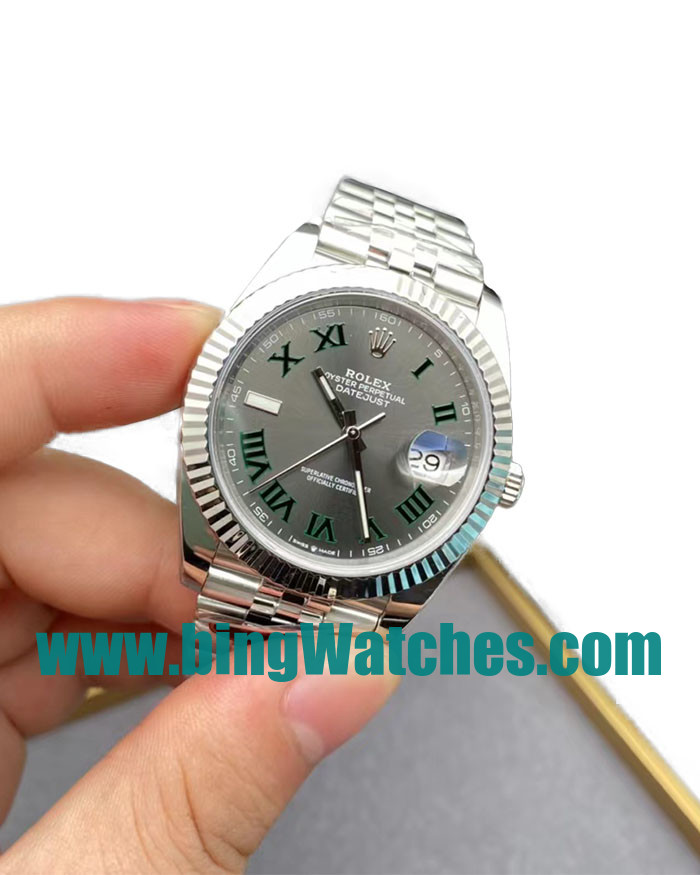 UK Swiss Made Replica Rolex Datejust 126334 C Factory Stainless Steel Grey Dial Swiss 3235