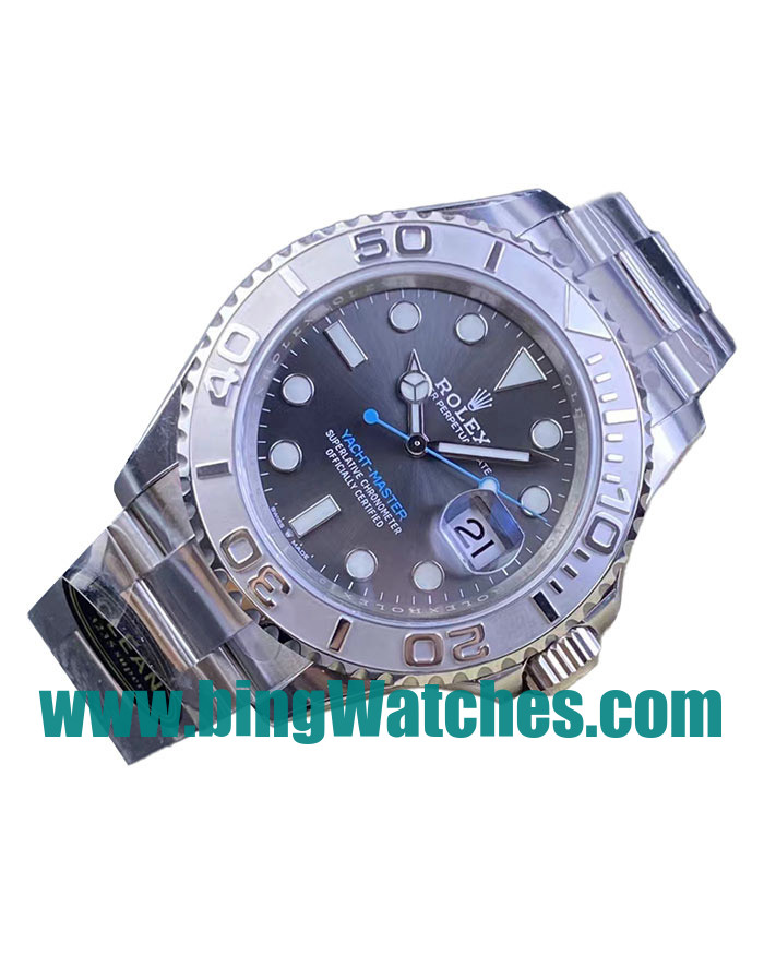 UK Perfect Replica Rolex Yacht-Master 126622 C Factory Stainless Steel Anthracite Dial Swiss 3235