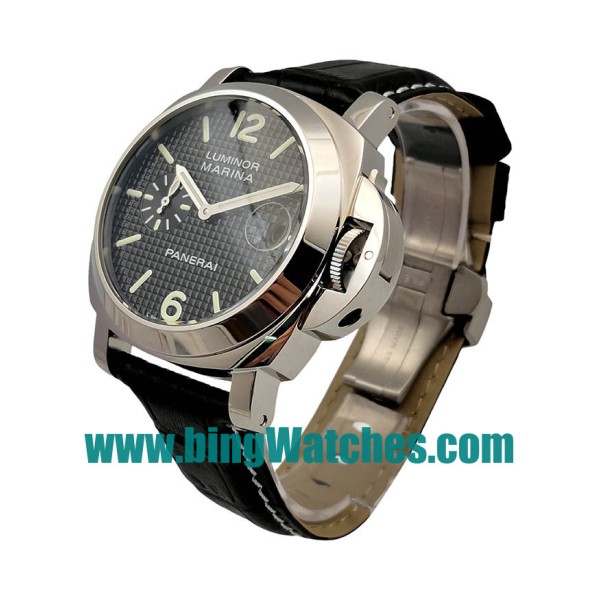 Best Quality Panerai Luminor Marina PAM00180 Fake Watches With Black Dials For Men