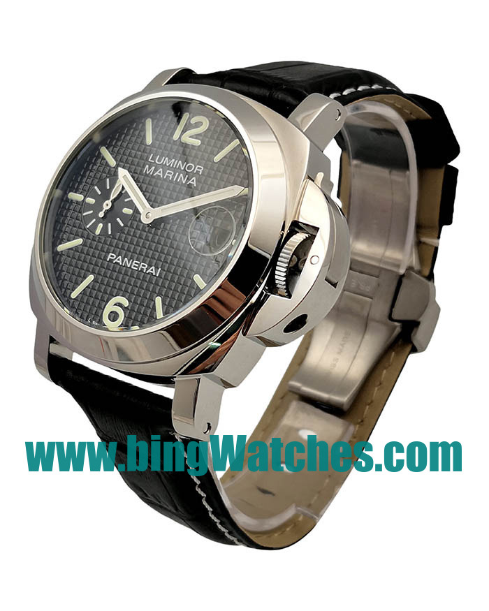 Best Quality Panerai Luminor Marina PAM00180 Fake Watches With Black Dials For Men