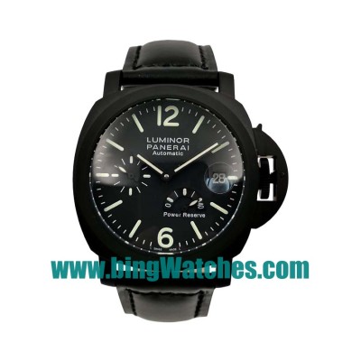 AAA Quality Panerai Luminor PAM00090 Replica Watches With 44 MM Black Steel Cases For Men