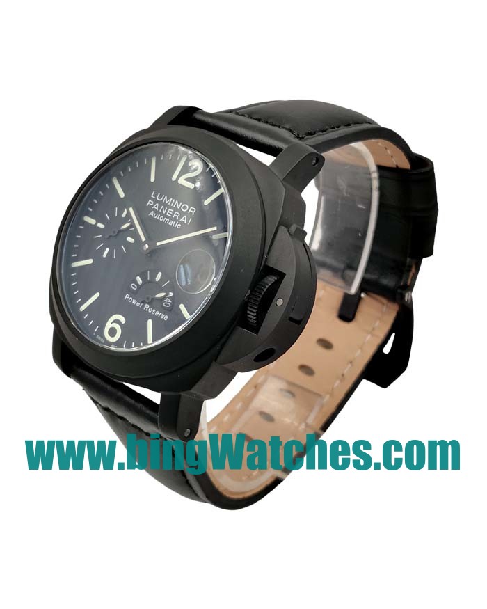 AAA Quality Panerai Luminor PAM00090 Replica Watches With 44 MM Black Steel Cases For Men