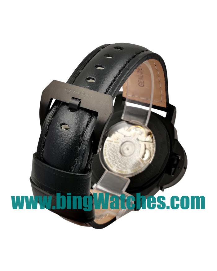 AAA Quality Panerai Luminor PAM00090 Replica Watches With 44 MM Black Steel Cases For Men