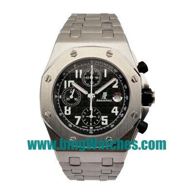 42 MM Swiss Made Audemars Piguet Royal Oak Offshore 26170ST.OO.1000ST.08 Fake Watches With Black Dials For Men