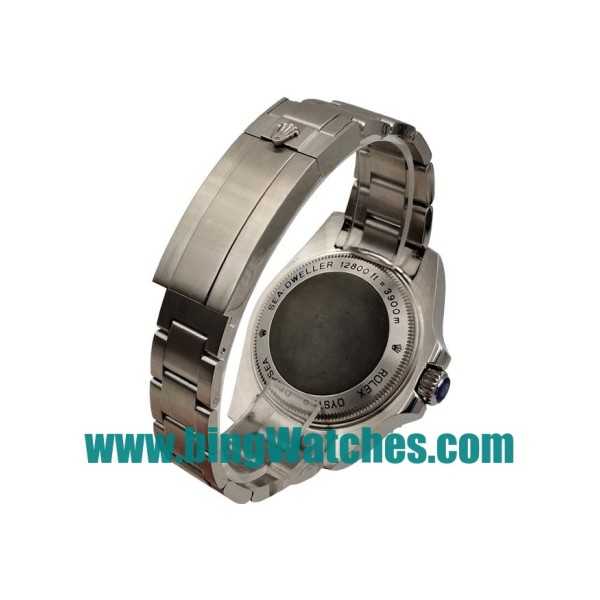 44 MM Swiss Made Rolex Sea-Dweller Deepsea 116660 Fake Watches With Black Dials For Men