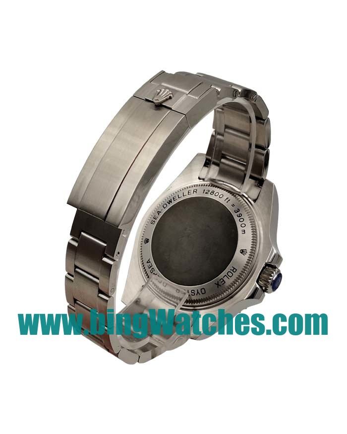 44 MM Swiss Made Rolex Sea-Dweller Deepsea 116660 Fake Watches With Black Dials For Men