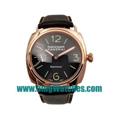 AAA Quality Panerai Radiomir PAM00439 Replica Watches With Rose Gold Cases For Men