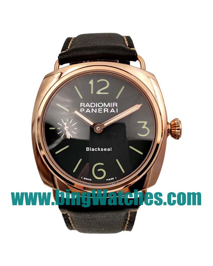 AAA Quality Panerai Radiomir PAM00439 Replica Watches With Rose Gold Cases For Men