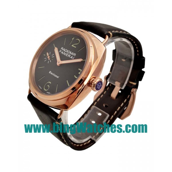 AAA Quality Panerai Radiomir PAM00439 Replica Watches With Rose Gold Cases For Men