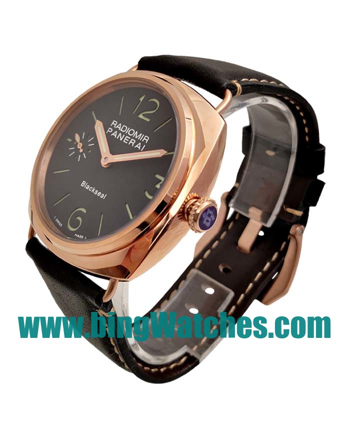 AAA Quality Panerai Radiomir PAM00439 Replica Watches With Rose Gold Cases For Men