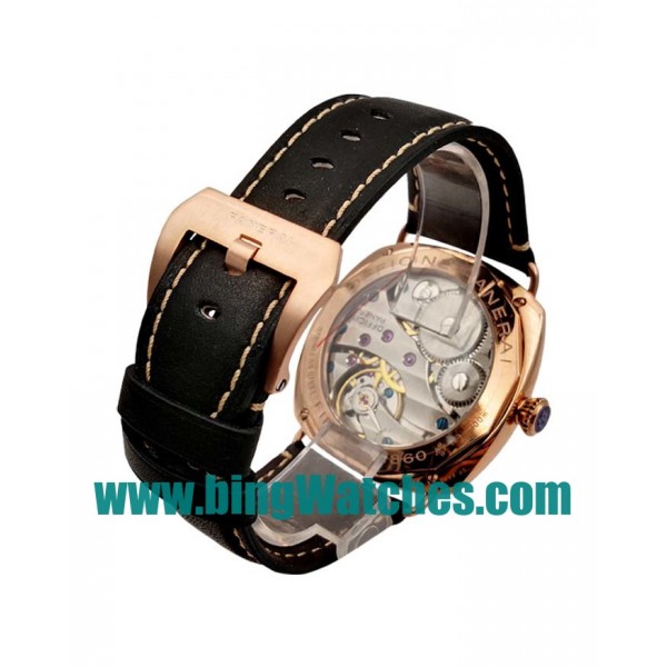 AAA Quality Panerai Radiomir PAM00439 Replica Watches With Rose Gold Cases For Men