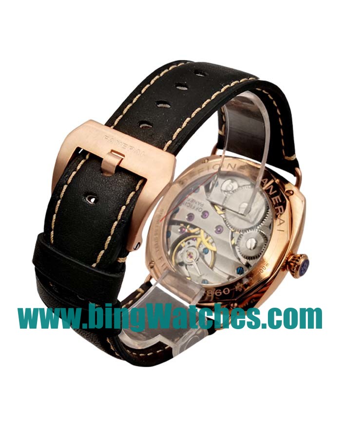 AAA Quality Panerai Radiomir PAM00439 Replica Watches With Rose Gold Cases For Men