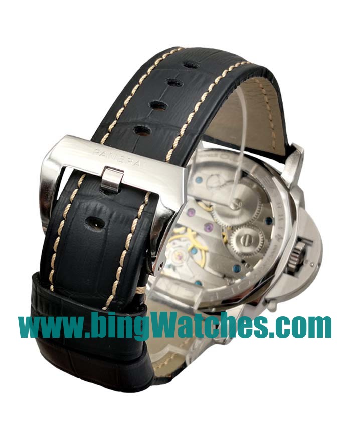 Perfect 1:1 Panerai Luminor PAM00127 Fake Watches With Black Dials For Men