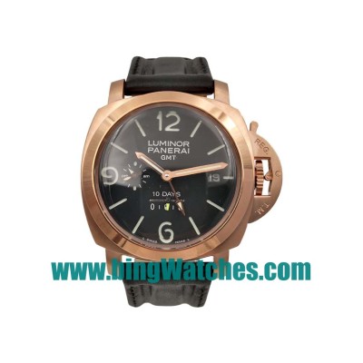 44 MM Best Quality Panerai Luminor PAM 00576 Replica Watches With Black Dials For Men