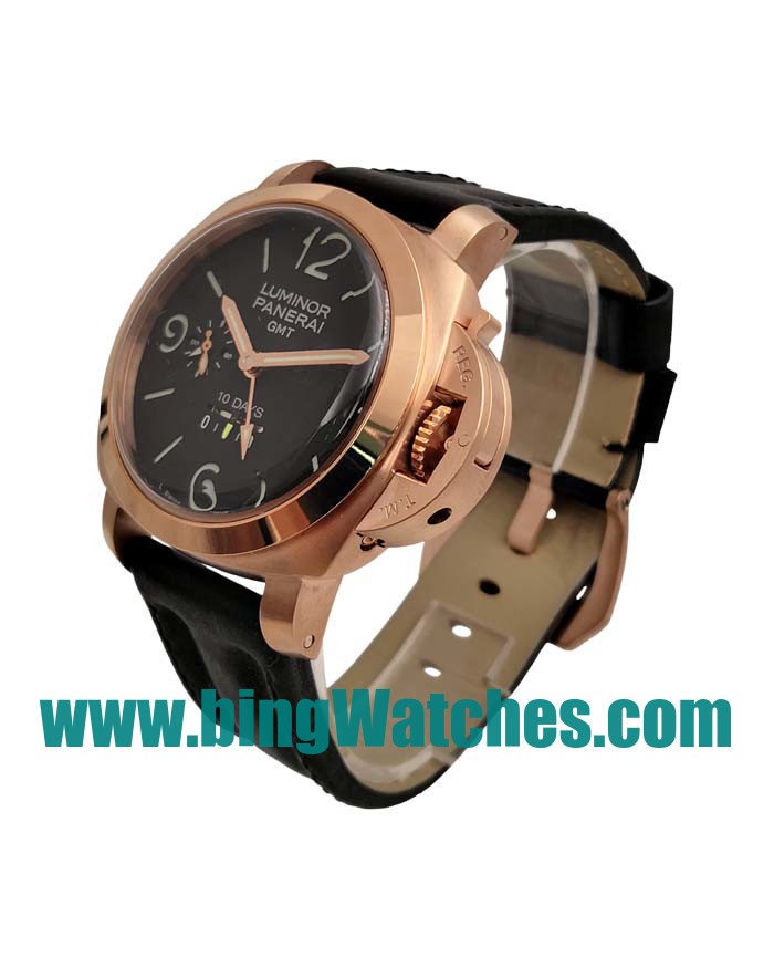 44 MM Best Quality Panerai Luminor PAM 00576 Replica Watches With Black Dials For Men