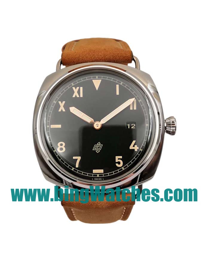 47 MM Best 1:1 Panerai Radiomir PAM00424 Replica Watches With Black Dials For Men
