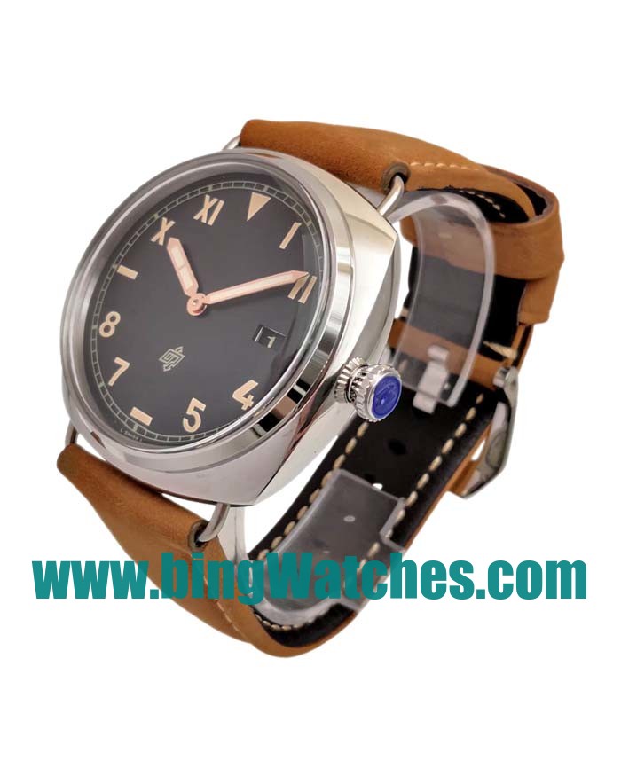 47 MM Best 1:1 Panerai Radiomir PAM00424 Replica Watches With Black Dials For Men