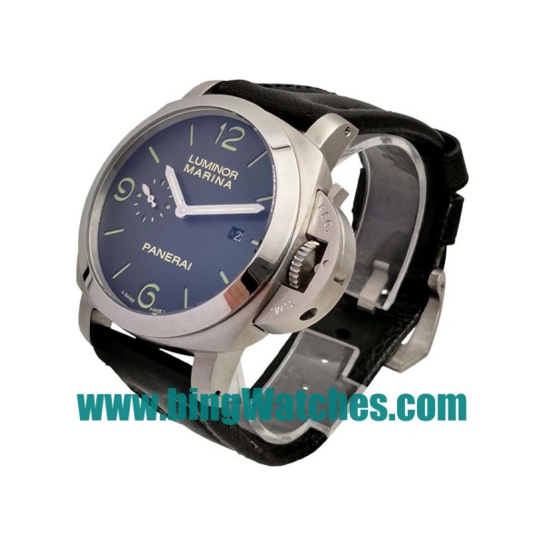 44 MM Cheap Panerai Luminor Marina PAM00618 Replica Watches With Black Dials For Men