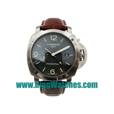 40 MM Cheap Panerai Luminor Manifattura PAM00320 Replica Watches With Black Dials 