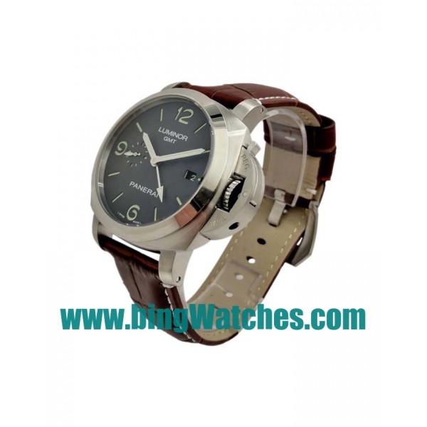 40 MM Cheap Panerai Luminor Manifattura PAM00320 Replica Watches With Black Dials 