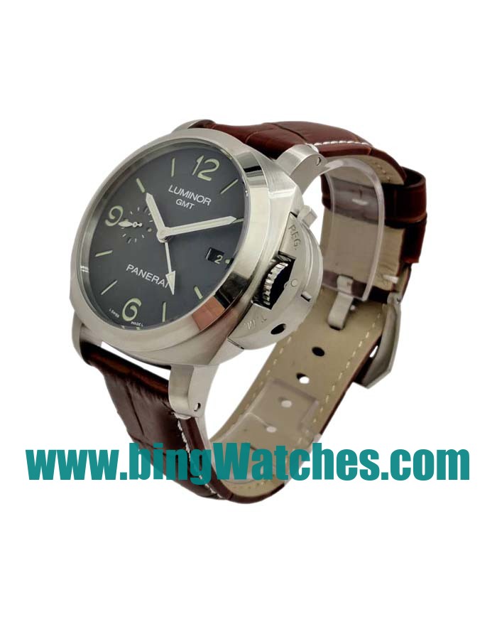 40 MM Cheap Panerai Luminor Manifattura PAM00320 Replica Watches With Black Dials 