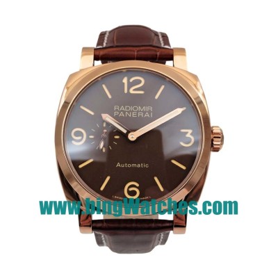 47 MM Best Quality Panerai Radiomir PAM00515 Fake Watches With Brown Dials For Men