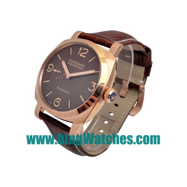 47 MM Best Quality Panerai Radiomir PAM00515 Fake Watches With Brown Dials For Men