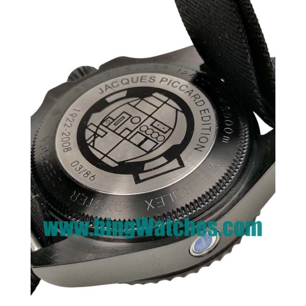 44 MM Swiss Made Rolex Sea-Dweller Deepsea 116660 Fake Watches With Black Dials For Men