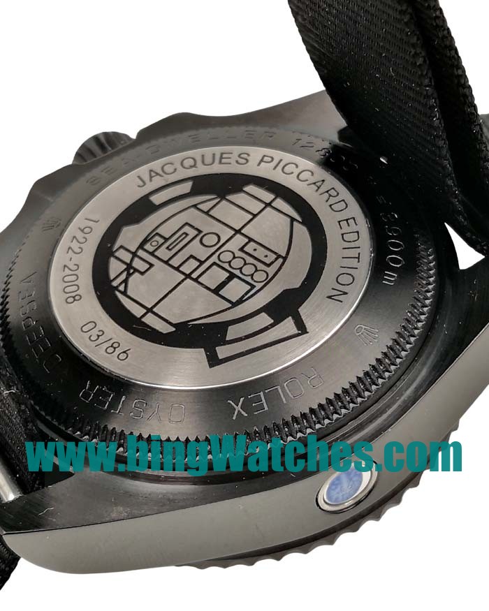 44 MM Swiss Made Rolex Sea-Dweller Deepsea 116660 Fake Watches With Black Dials For Men